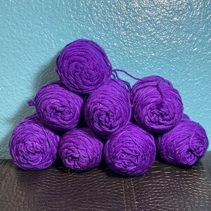 YARN BARGAIN: 8 Purple Yarn Bundle